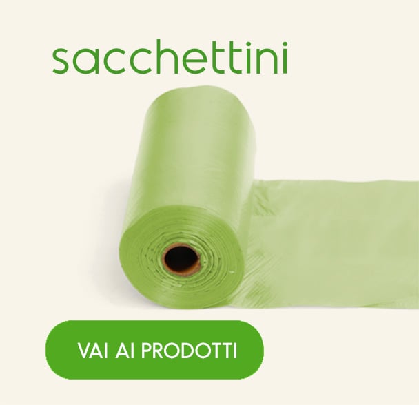 Sacchettini eco sostenibili per animali